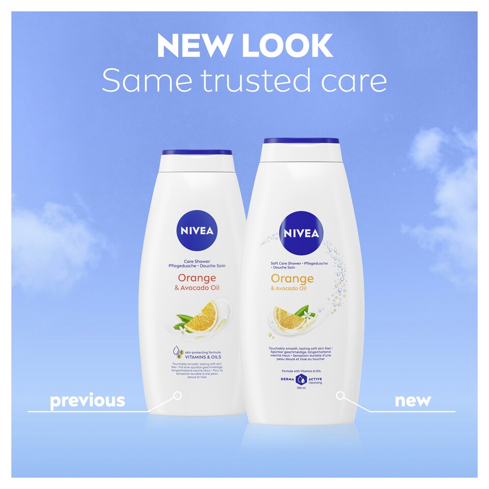 image 1 of Nivea Orange And Avocado Oil Shower Wash 750Ml