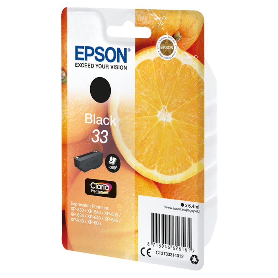 Epson 33 Orange Black Printer Ink