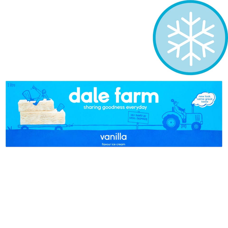 Dale Farm Vanilla Block 1Ltr