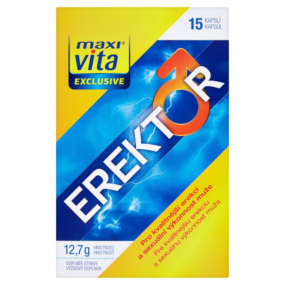 Obrázek 1 pro produkt Maxi Vita Exclusive Erektor 15 kapslí 12,7g