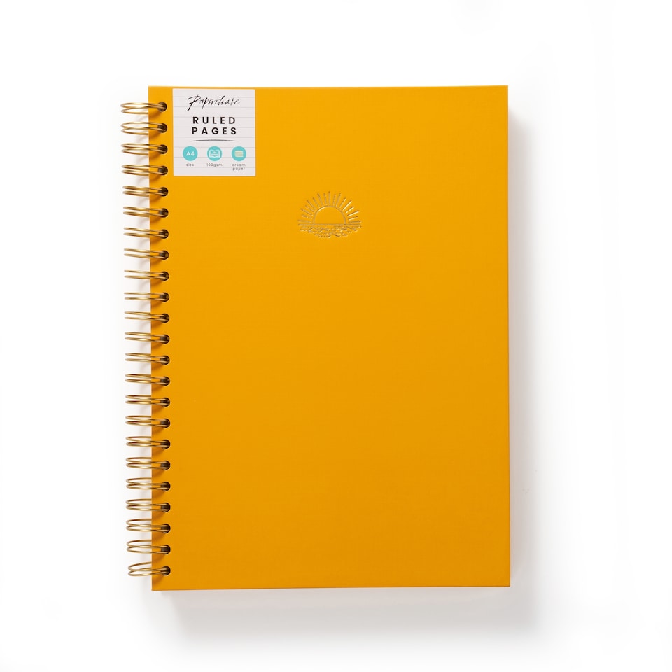 image 1 of Paperchase Icons A4 Notebook - Sunshine