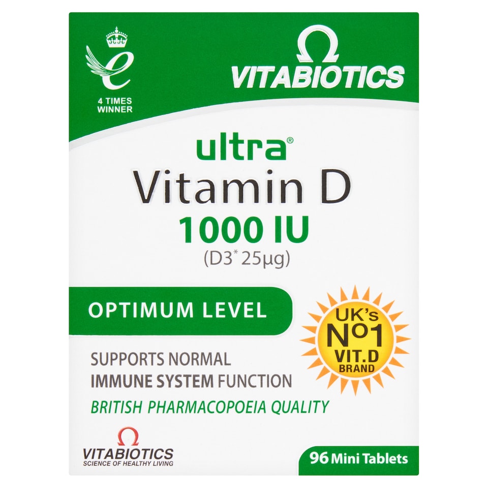 Vitabiotics Ultra Vitamin D Tablets - 96s