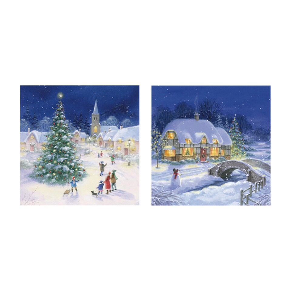 Tesco Traditional Village Cards 10 Pack