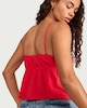 image 3 of OH ME OH MY Lace Trim Cami Vest in Red