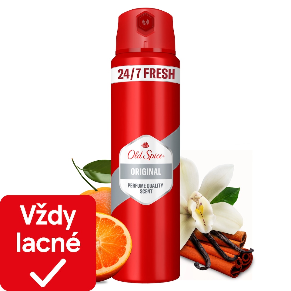 obrázok 1 z Old Spice Original Telový Sprejový Dezodorant Pre Mužov 150ml