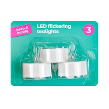 Keep It Handy LED Flickering Tealights 3pk