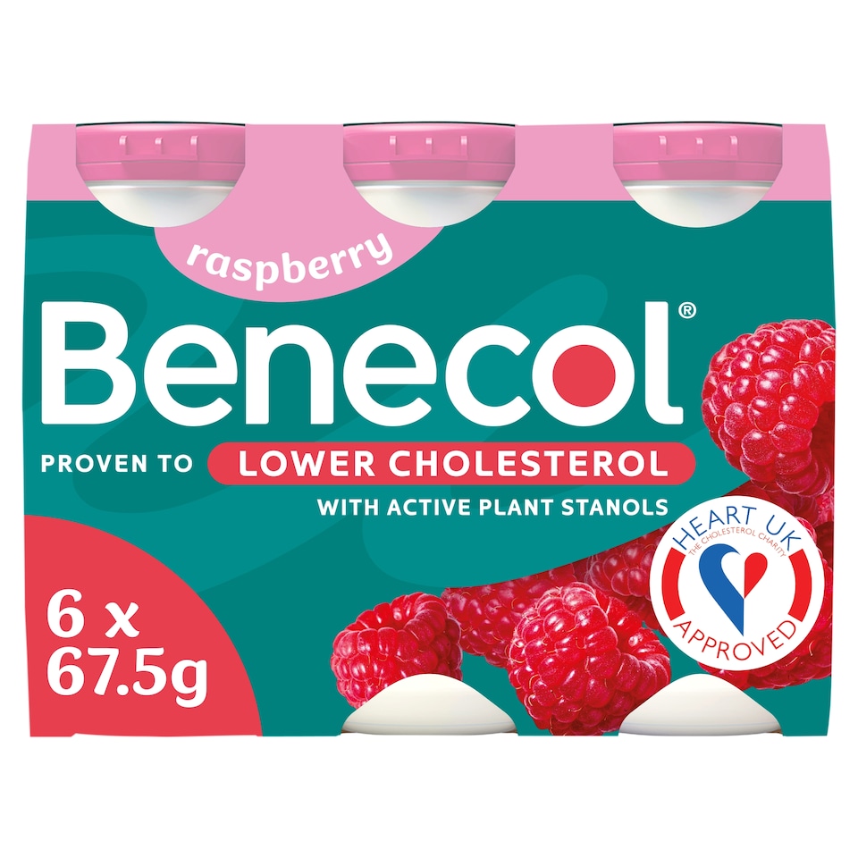 image 1 of Benecol Raspberry No Added Sugar 6 x 67.5g