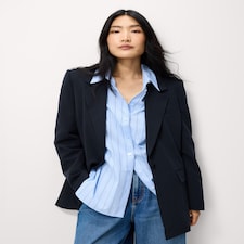 F&F Pinstripe Co-ord Blazer in Navy