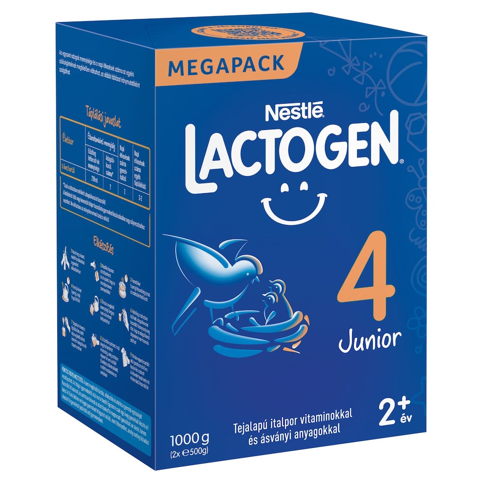 image 1 of Lactogen 4 Junior Milk-Based Drink Powder with Vitamins and Minerals 2+ Years 2 x 500 g (1000 g)