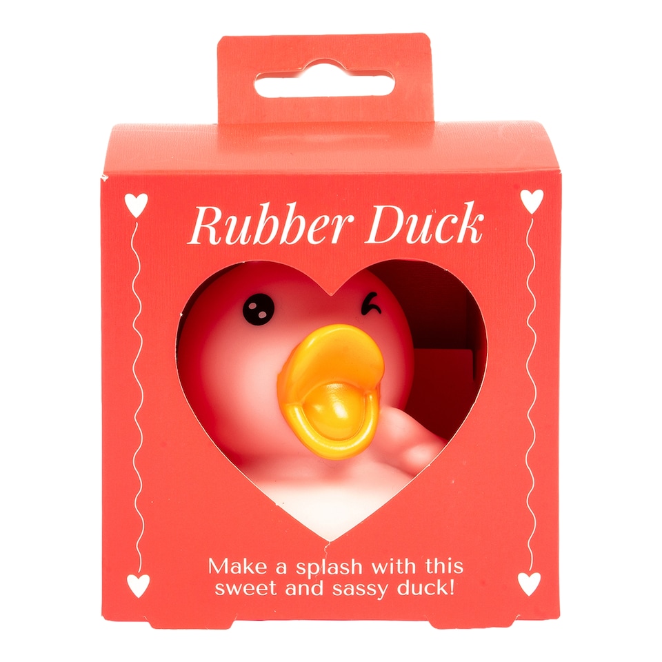 image 1 of Professor Puzzle Valentines Rubber Duck