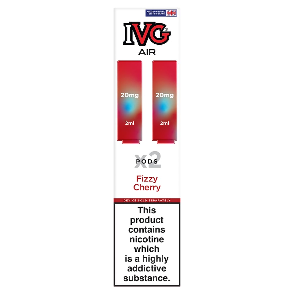 IVG Air Pods - Fizzy Cherry 2x2ml 20mg