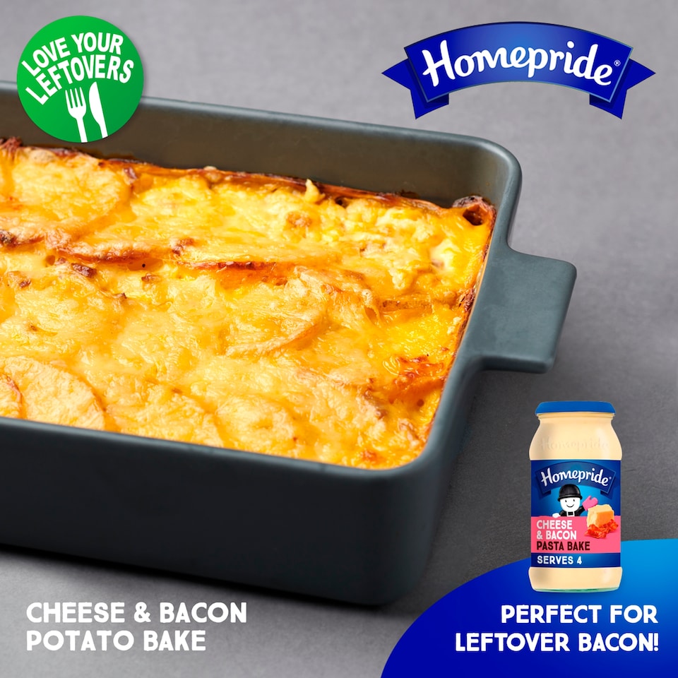 image 1 of Homepride Cheese & Bacon Pasta Bake Sauce 485g