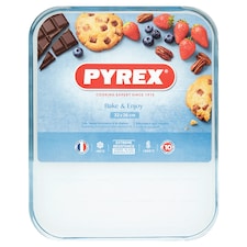 Pyrex Bake & Enjoy Glass Baking Tray 35Cm