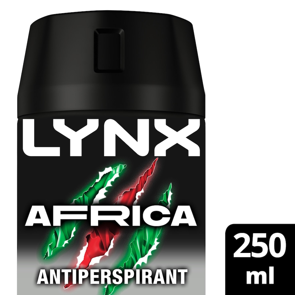 image 1 of Lynx Africa 72h Antiperspirant Deodorant for Men 250ml