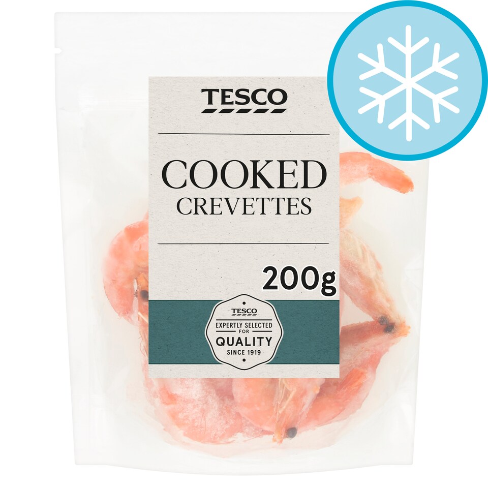 Tesco Cooked Crevettes 200G