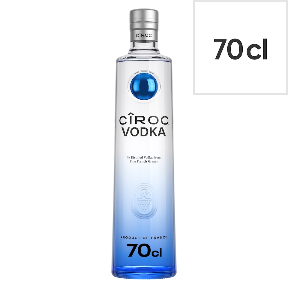 image 1 of Ciroc Ultra Premium Vodka Bottle 40% Vol 70Cl