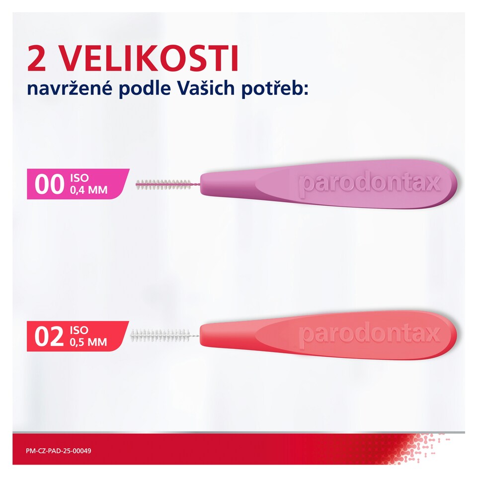 Obrázek 1 pro produkt Parodontax mezizubní kartáčky velikost 0 6 ks