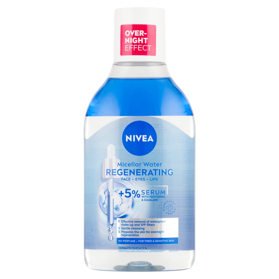 NIVEA regeneráló micellás víz 5% szérummal és aminosav komplex-szel 400 ml  1. kép