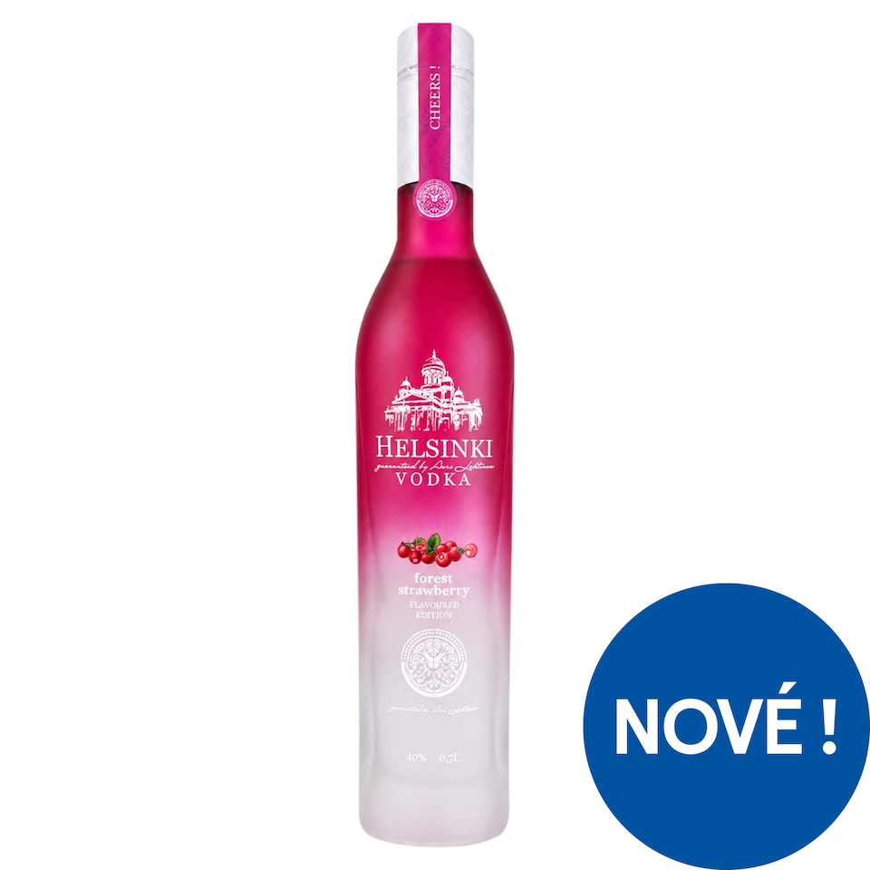 Helsinki Prémiová vodka s příchutí lesní jahoda 0,7l