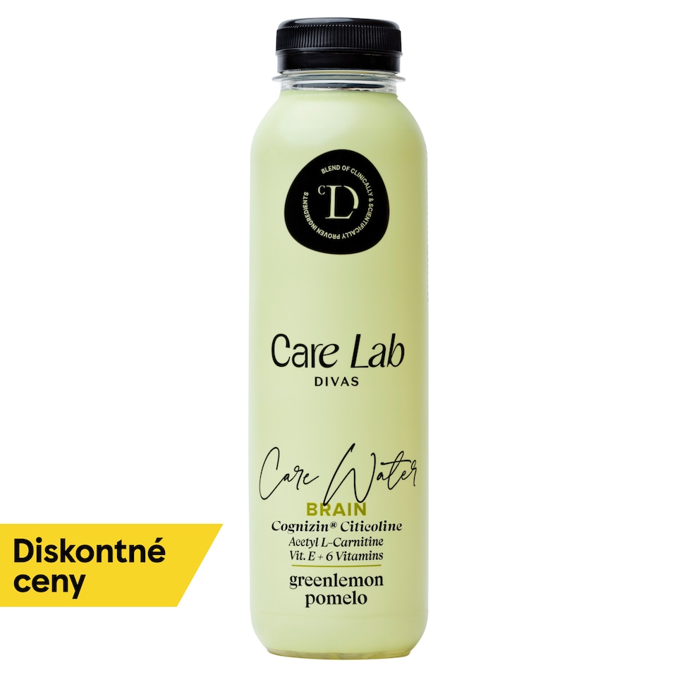 Care Lab Divas Care Water Brain Drink with Natural Aroma of Green Lemon and Pomelo 400 ml