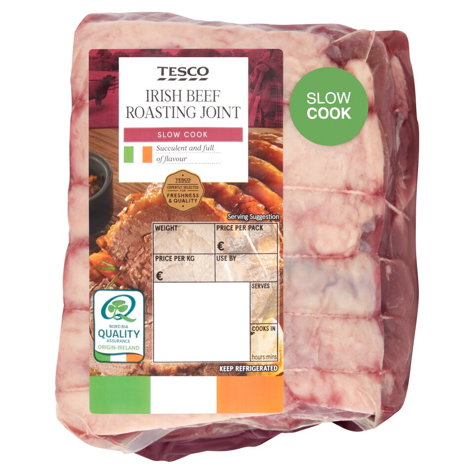 Tesco Irish Beef Roasting Joint (1Kg - 1.4Kg)
