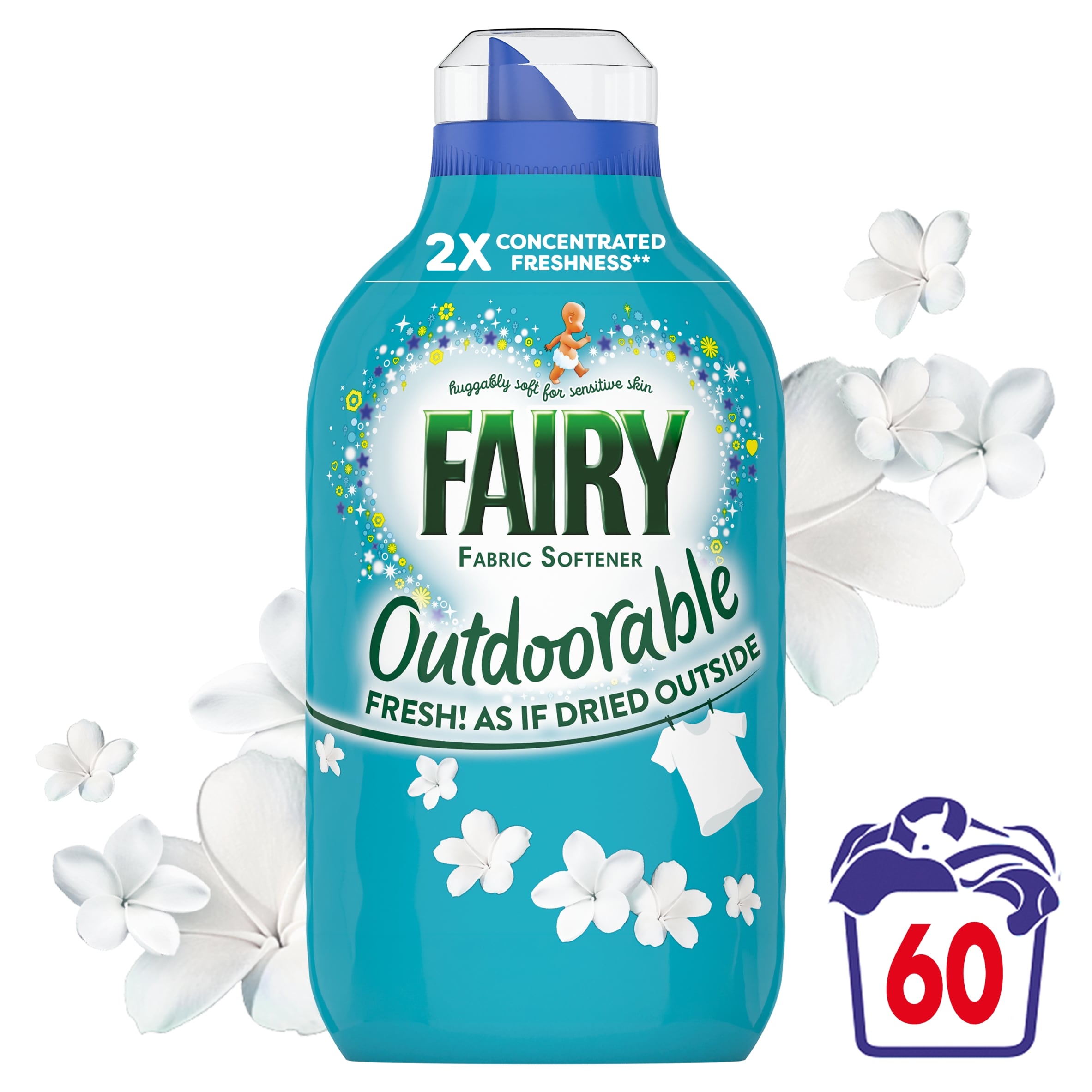 Fairy Outdoorable Fabric softener 60 Washes 840ml