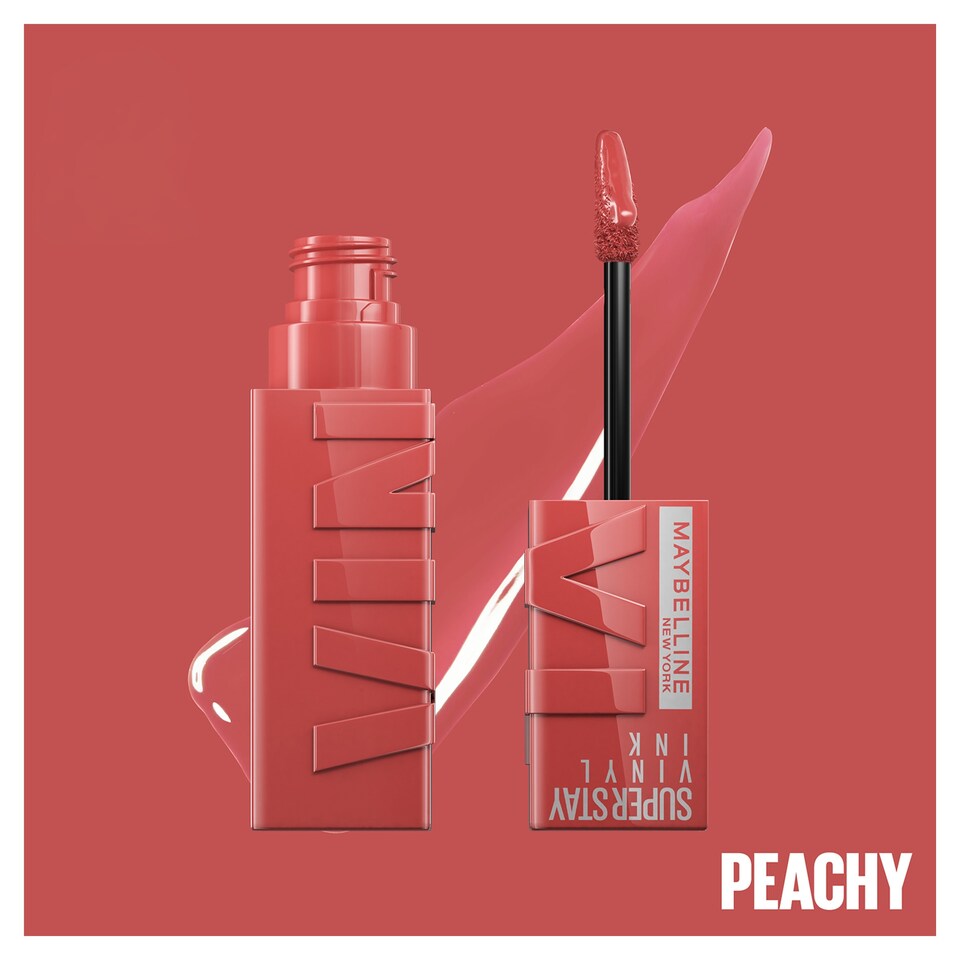 image 1 of Maybelline Superestay Vinyl Ink No 15 Peachy