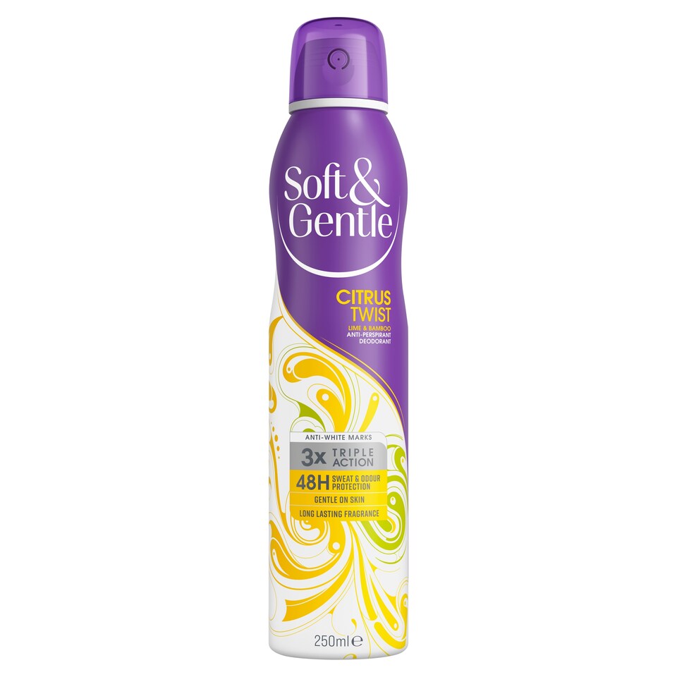 image 1 of Soft & Gentle Antiperspirant Deodorant Citrus Twist 250Ml