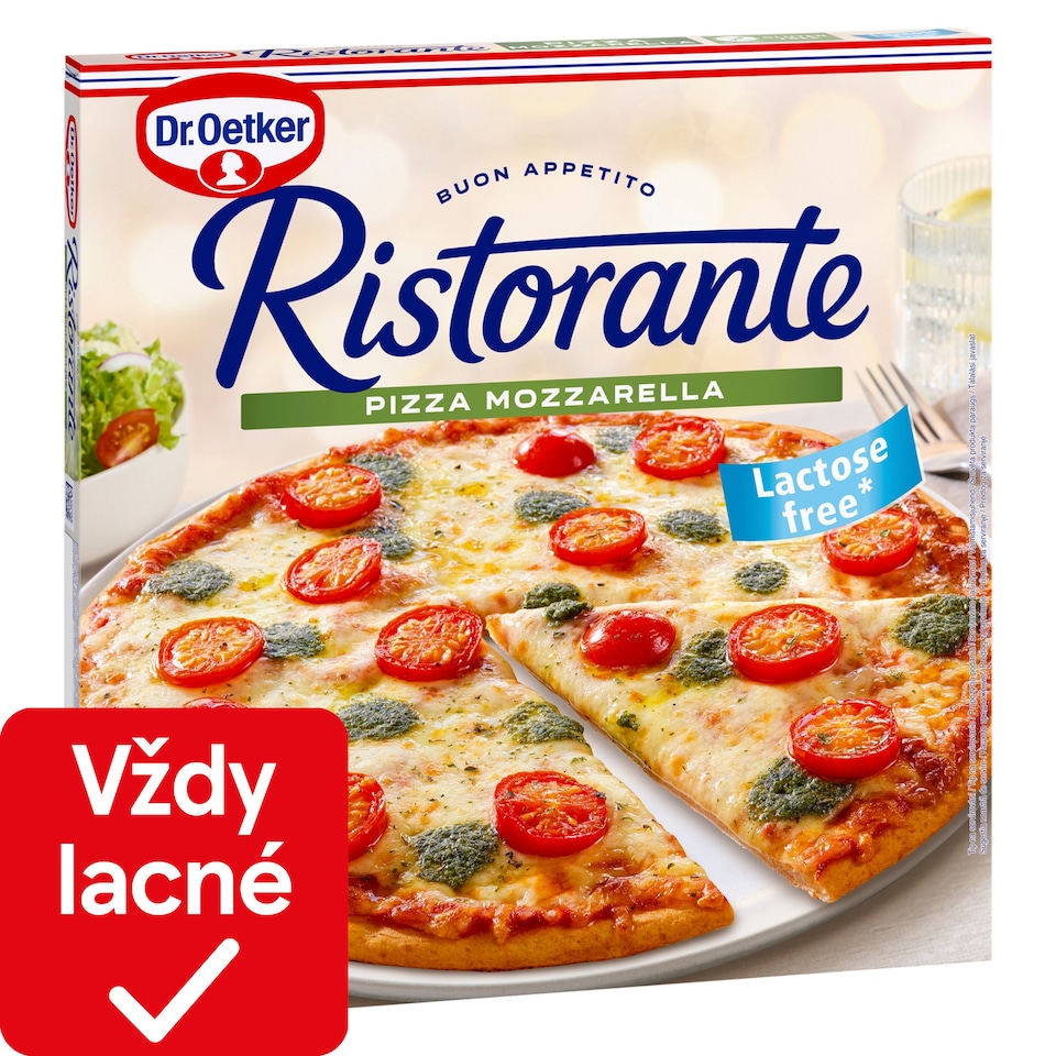 Dr. Oetker Ristorante Pizza Mozzarella bez lepku 370 g
