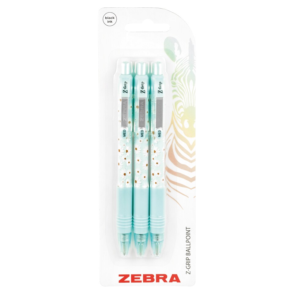 Zebra Daisy Mint 3 Pack
