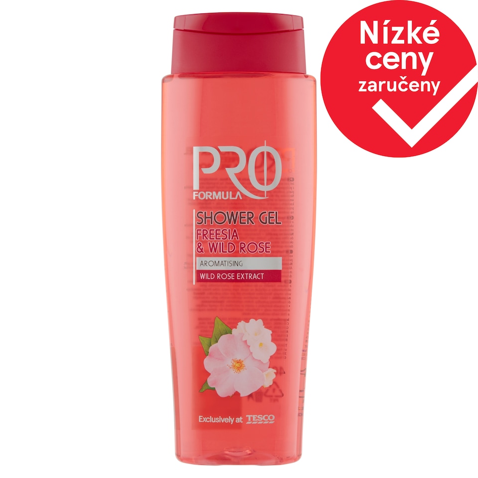 Tesco Pro Formula Sprchový gel Freesia & Wild Rose 400ml