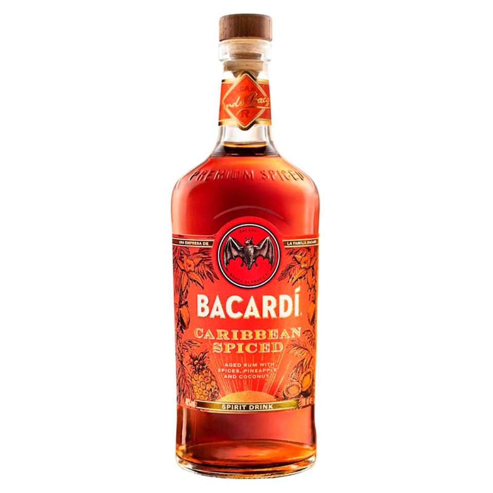 Bacardi Caribbean Spiced Rum 700Ml