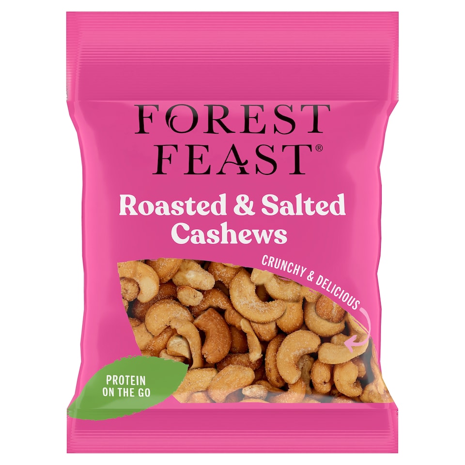 Forest Feast Roasted And Salted Cashews 35G