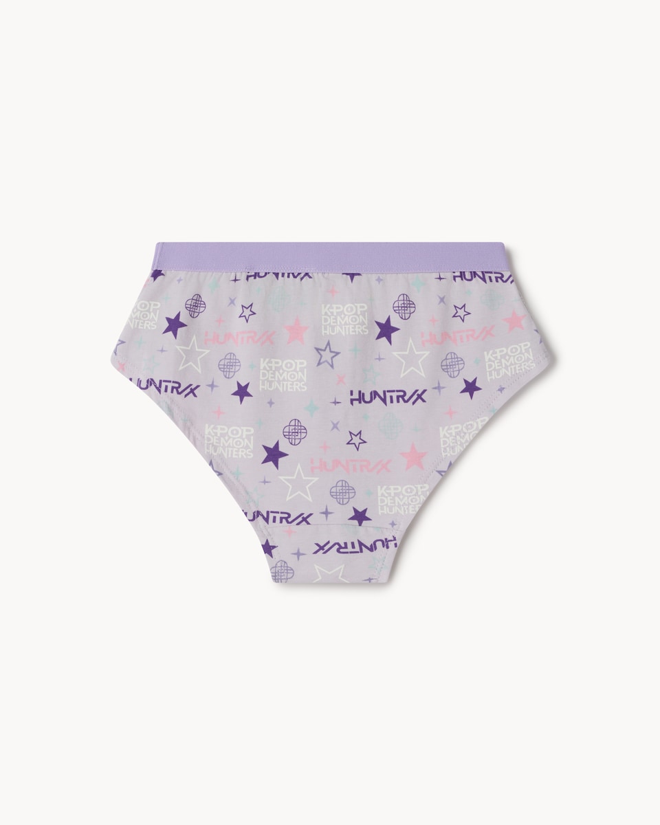 image 1 of K-Pop Demon Hunters 3-Pack Cotton Rich Briefs in Multi