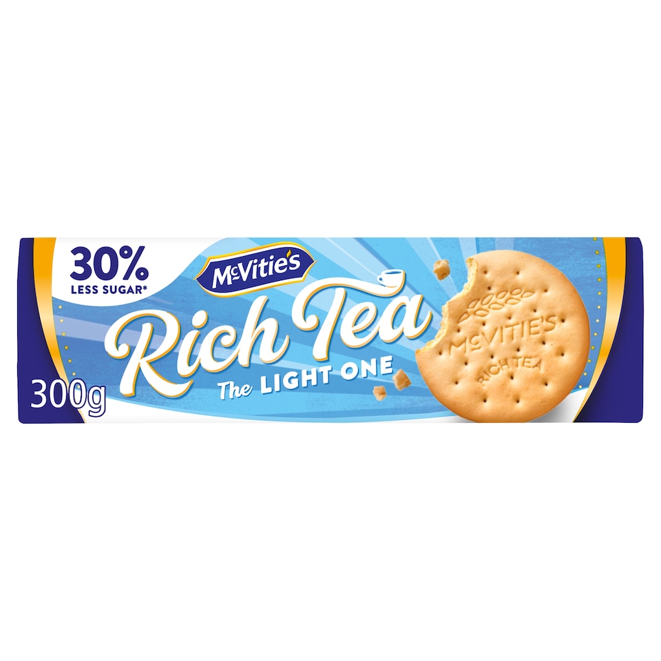 image 1 of McVities Rich Tea The Light One Biscuits 300g