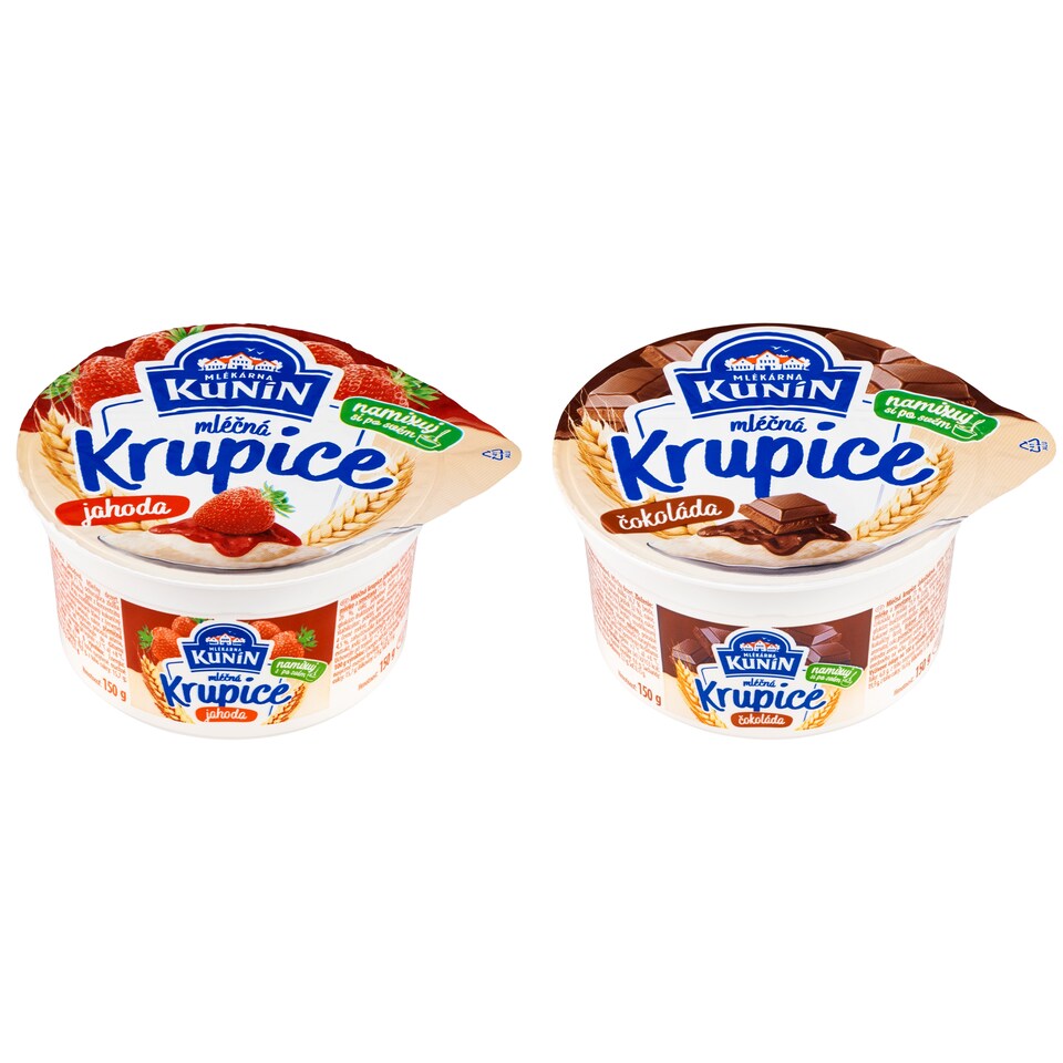 image 1 of Mlékárna Kunín Strawberry Milk Semolina 150 g