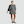 Multi Black White, F&F Textured Check Print Long Sleeved Shift Dress in Multi Black White