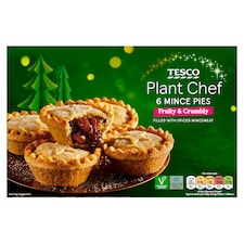 Tesco Plant Chef Mince Pies 6 Pack