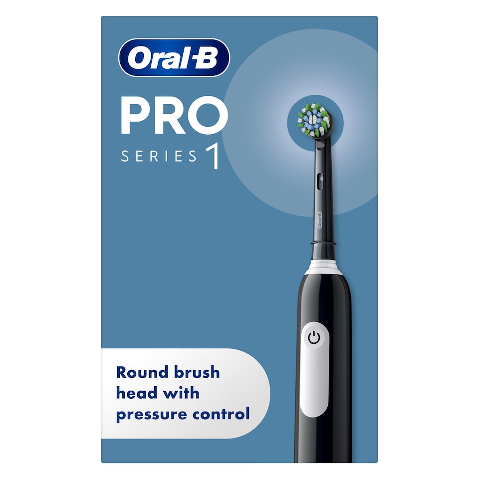 image 1 of Oral-B Pro 1 Electric Toothbrush & Case Black