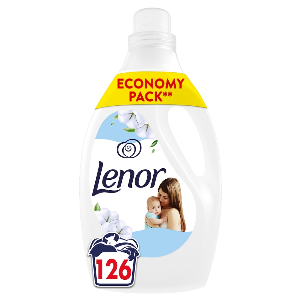 image 1 of Lenor Fabric Conditioner 126 Washes, Sensitive