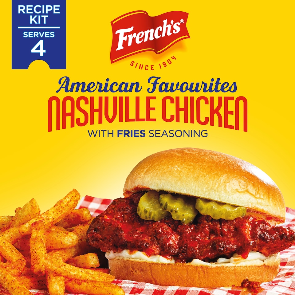 image 1 of French's Nashville Chicken with Fries Seasoning Recipe Kit 105G