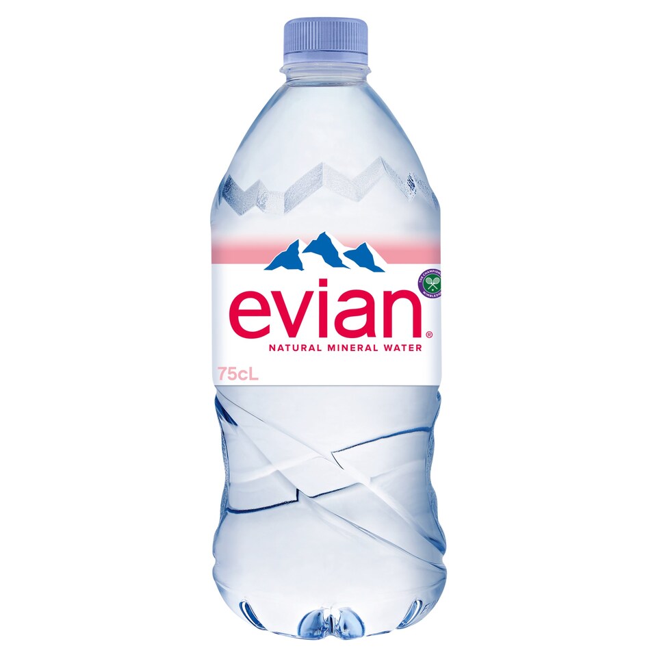 Evian Natural Bottled Mineral Still Water 750ml Tesco Groceries