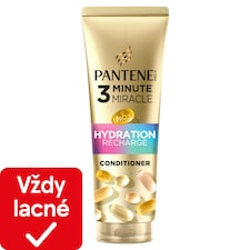 Pantene Pro-V Hydration Recharge 3 Minute Miracle Kondicionér 220 ml na Veľmi Suché Vlasy