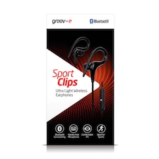 Groov-E Sport Clips Earphones Black