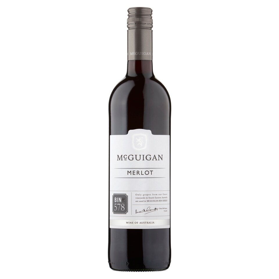 image 1 of Mcguigan Bin 578 Merlot 75Cl