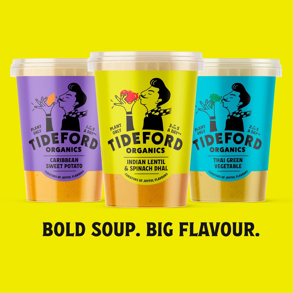 image 1 of Tideford Organics Caribbean Sweet Potato Soup 560g