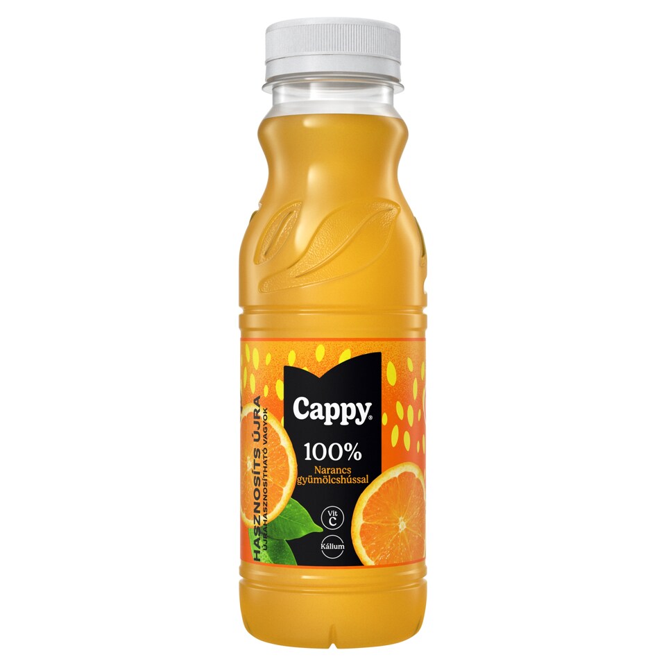 Cappy 100% narancslé gyümölcshússal 330 ml