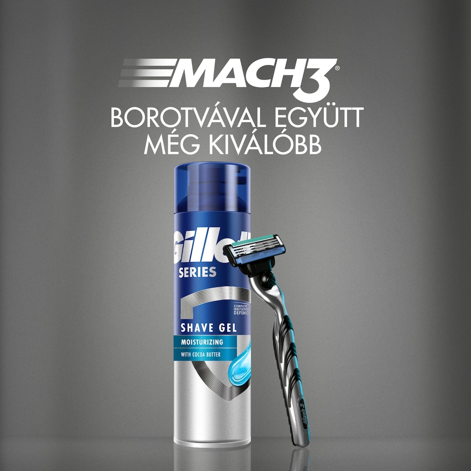 image 1 of Gillette Series Hidratáló Borotvazselé Kakaóvajjal, 200ml