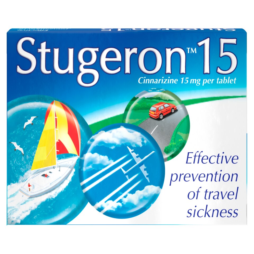 Stugeron Travel Sickness Relief Tablets 15s