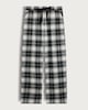 image 4 of F&F Pure Cotton Flannel Check Print Pyjama Bottoms in Multi Black